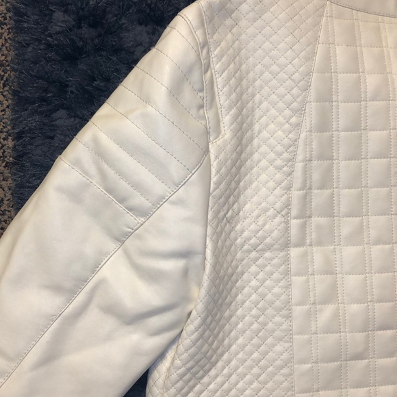 Bagatelle Quilted Leather Jacket with Gold Zippers - Picture 7 of 7